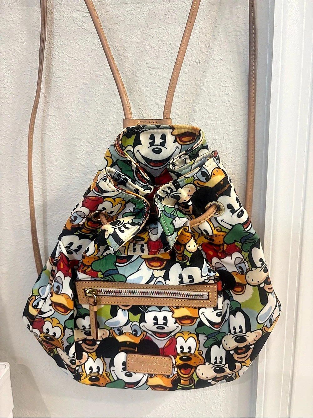 Dooney & Bourke Disney Sketch Nylon Drawstring Backpack